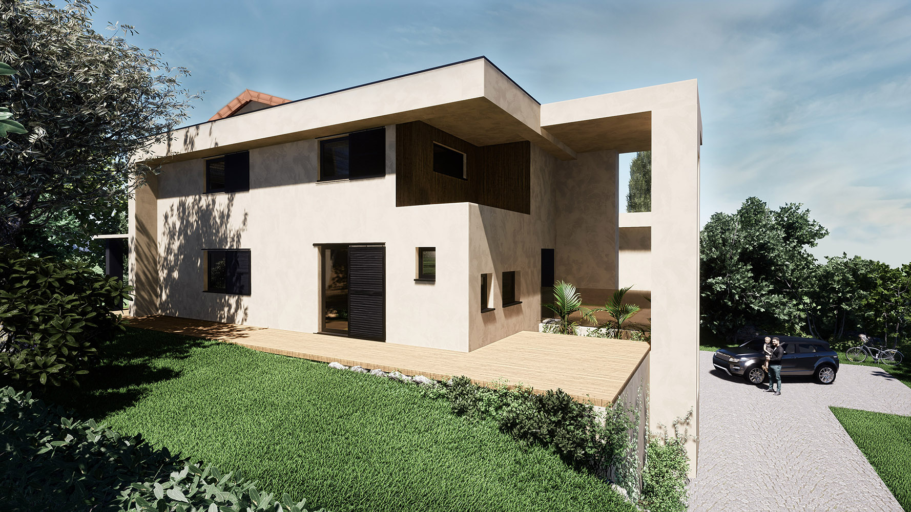 Villa Rénovation 3D plans Bastien Battaglia